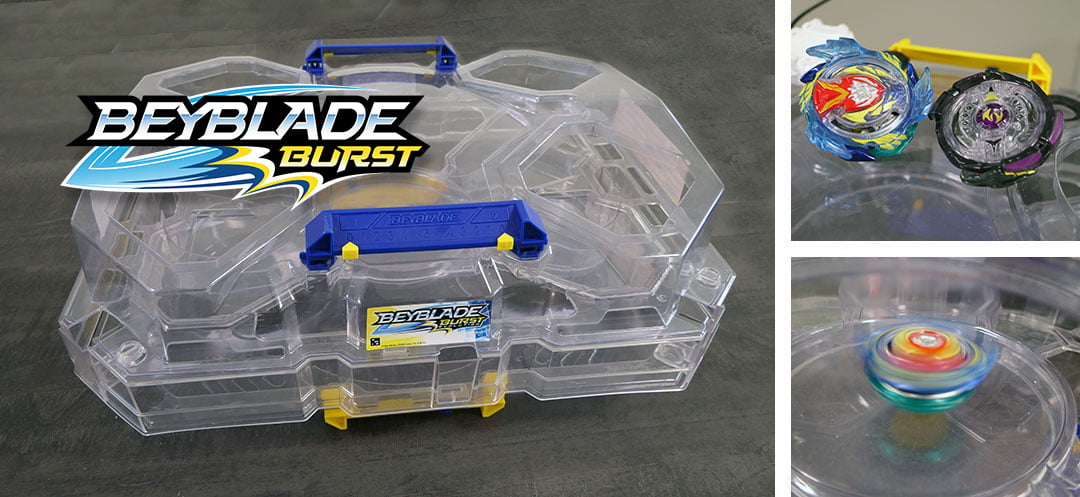 toupie beyblade arene double surface
