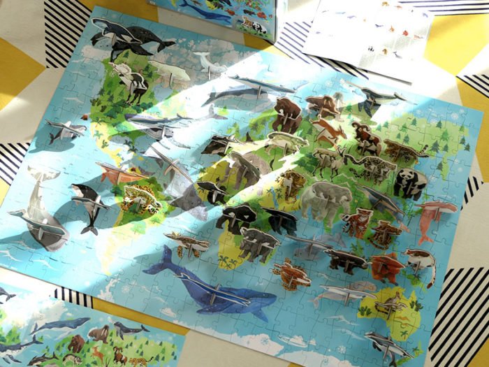 Puzzle sensibilisation environnement 350 pièces carton - Janod et WWF®